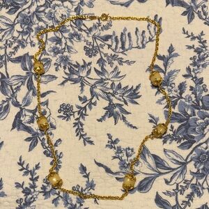 Julie Vos Elegant Gold and Cream Beaded Necklace